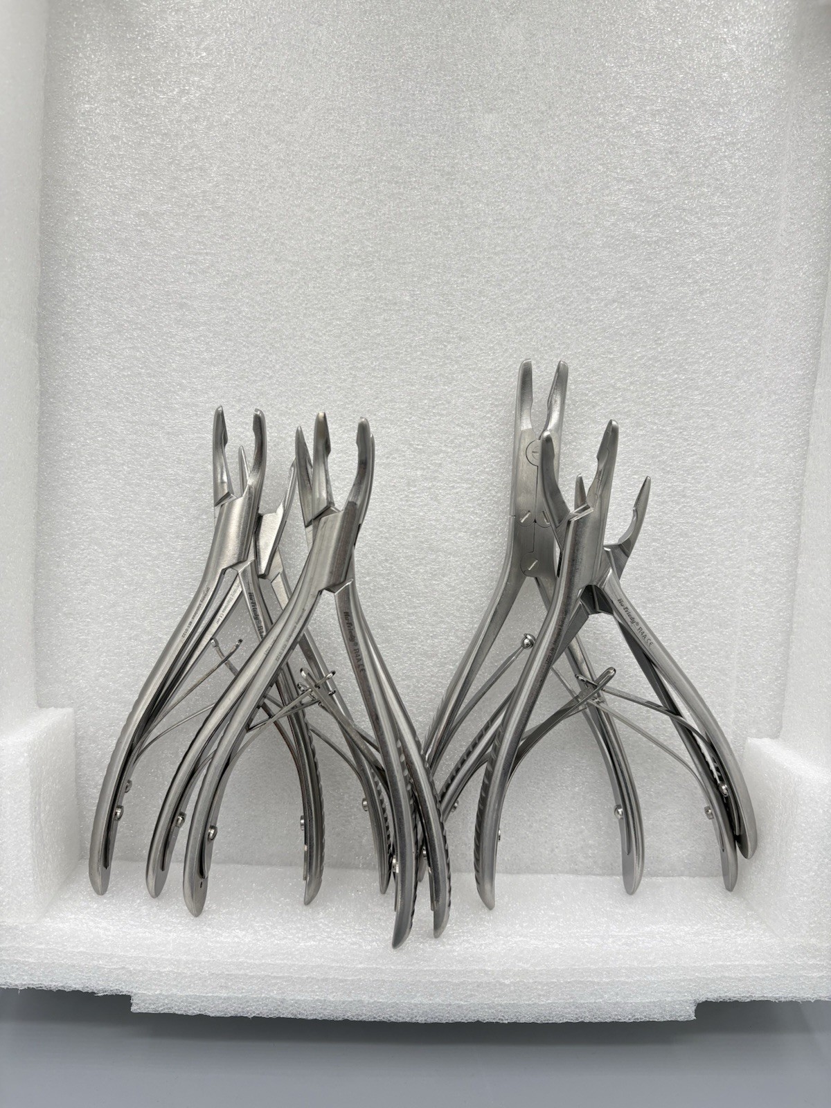 Lot of 7 Dental Instruments Rongeurs German Stainless Steel-READ-