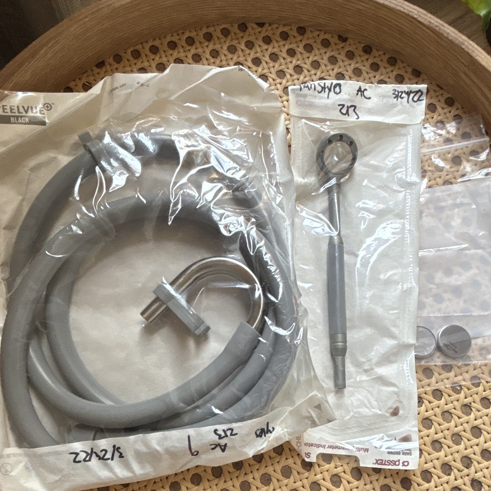 Nu-Bird Suction Mirror Dental Kit w/ Hose Adapter, Mirror Inserts & Attachments