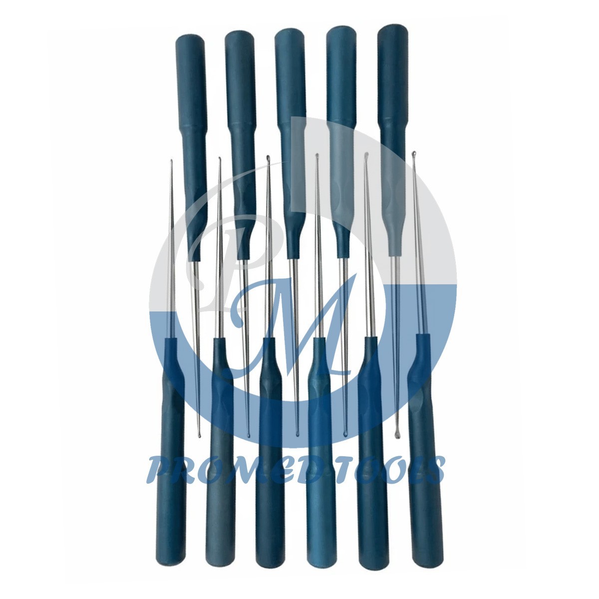 Set of 11 Codman MicroSect Curettes MIS Spine Curettes Cervical Neuro Orthopedic