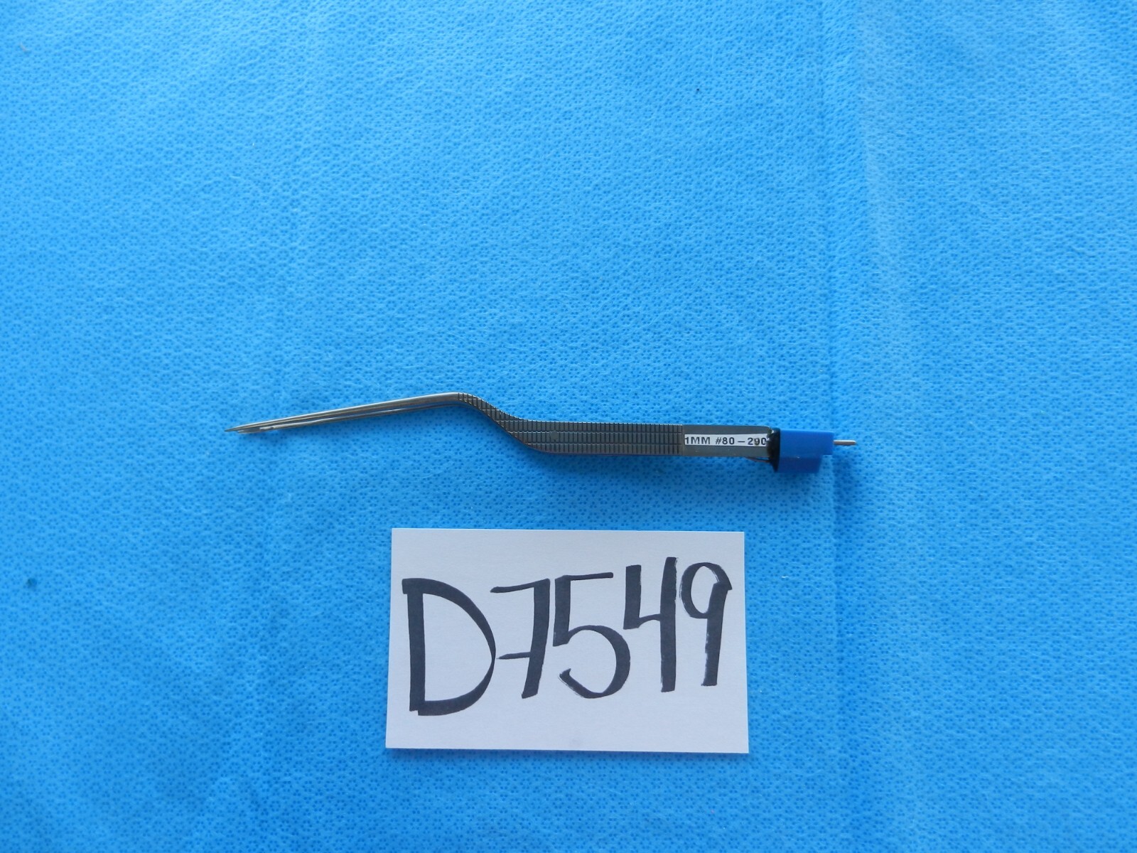 D7549 Codman Surgical Bipolar Bayonet Forceps 1.0mm Tip 80-2905