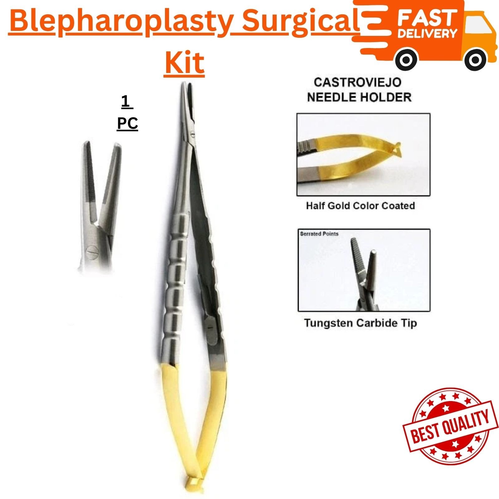 Blepharoplasty Surgical Kit Ophthalmic Eyelid Retractors Micro Eye Instruments