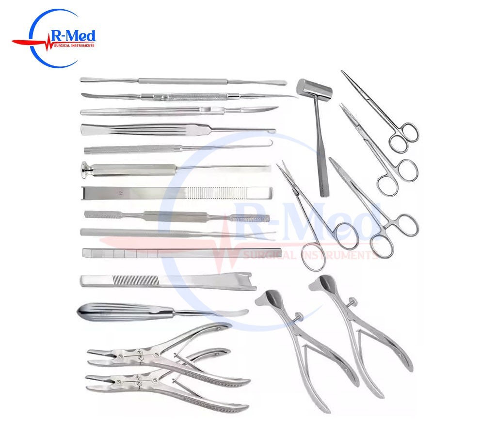 Rhinoplasty Nasal Set 30 Pcs ENT Septoplasty Ear Nose Throat Surgery Instrument