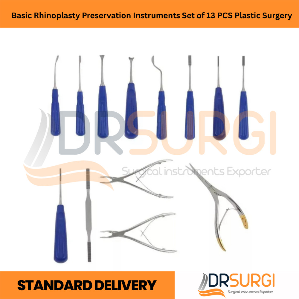 Basic Rhinoplasty Preservation Instruments Set of 13 PCS Plastic Surgery