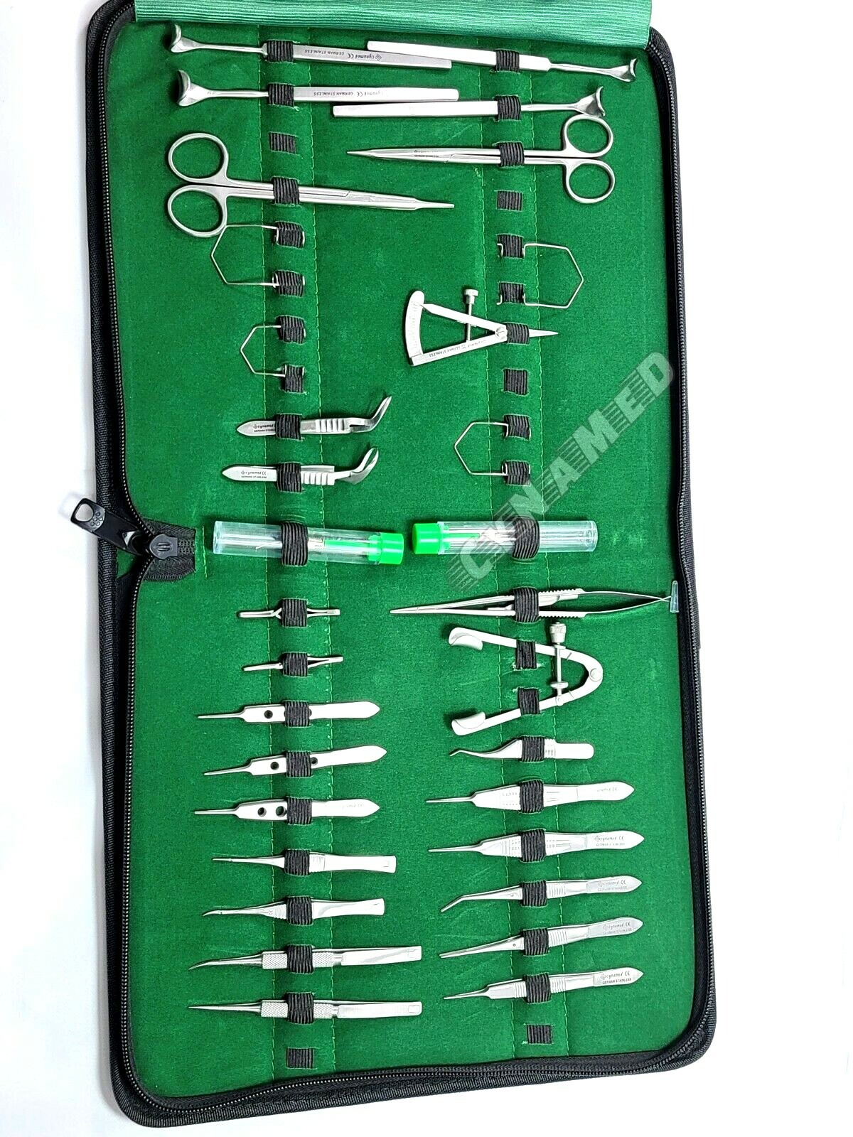 GERMAN 32 Pcs Ophthalmic Cataract Eye Micro Surgery Surgical Instruments SET Kit