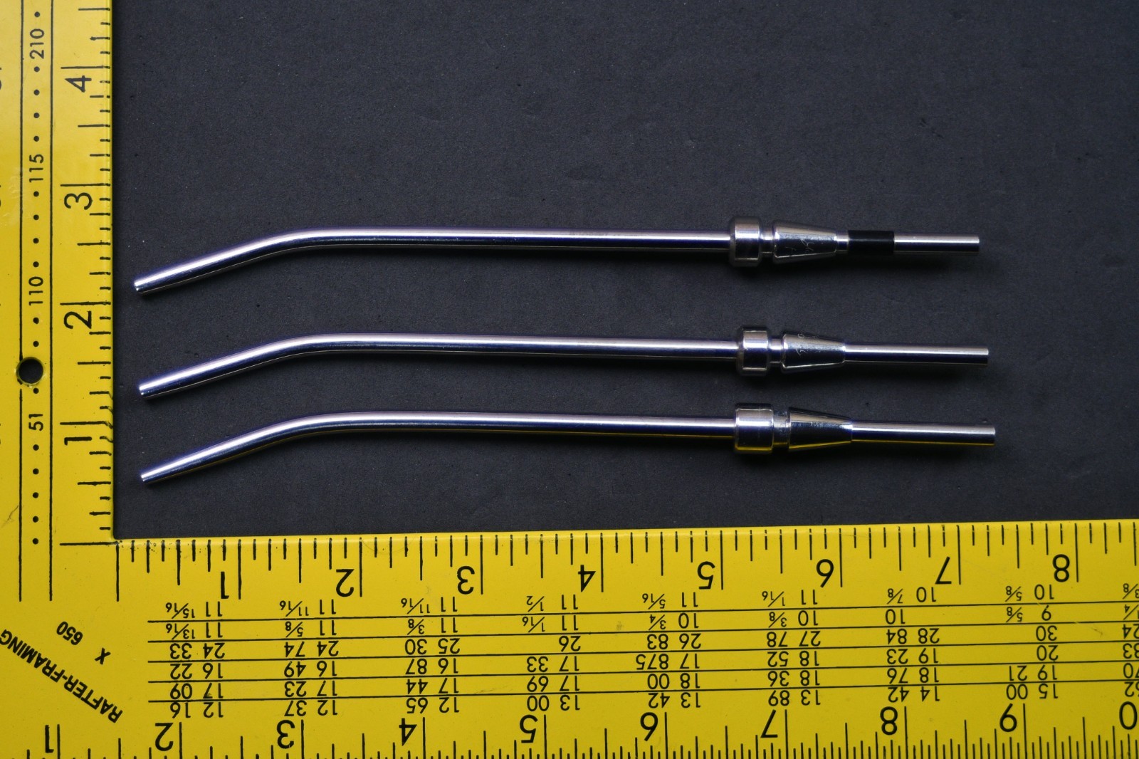 Walter Lorenz McKesson Suction Tube 140081 (1) & 140080 (2) Lot of 3