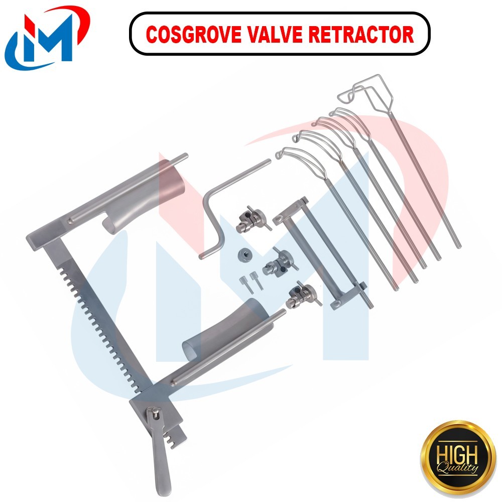 Cooley Cosgrove Mitral Valve Retractor Complete Surgical Set Top Quality