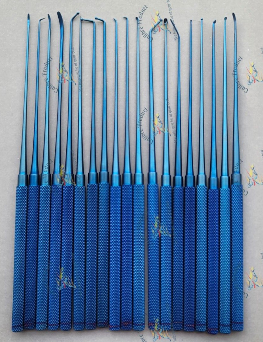Expanded RHOTON MICRO Dissector Set of 19 Surgical Neurosurgical