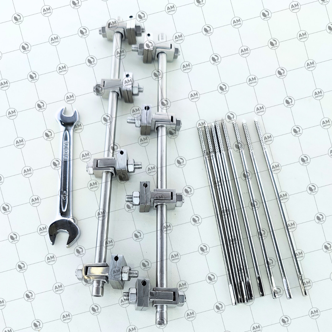 3.5mm External Fixator A.O Mini Clamps & Pin Surgical Instruments Set