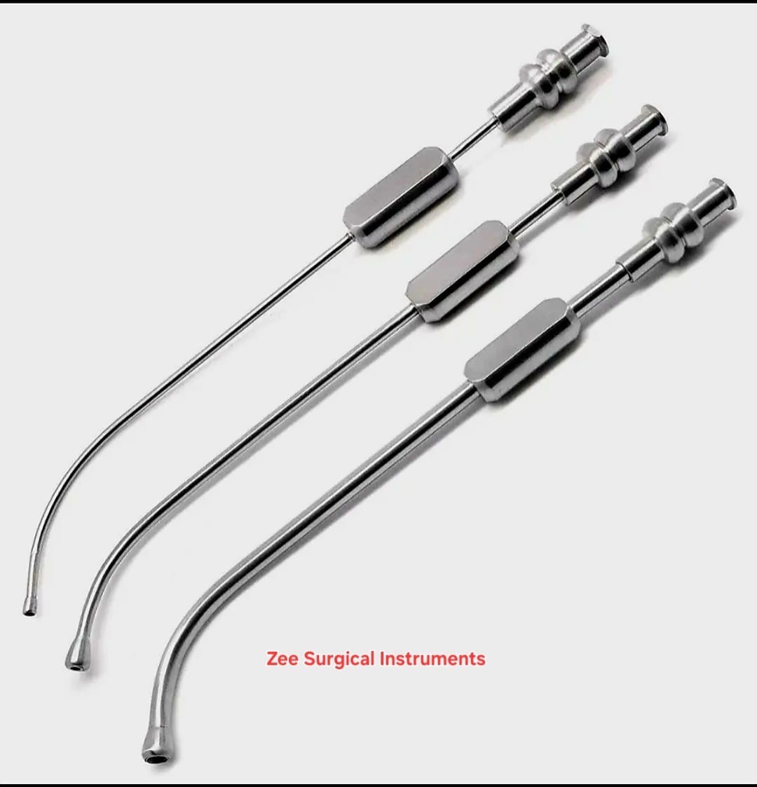3 Pcs Sinus Cannula Suction Tube 2.5mm, 3mm & 4mm Dental Surgical Instruments