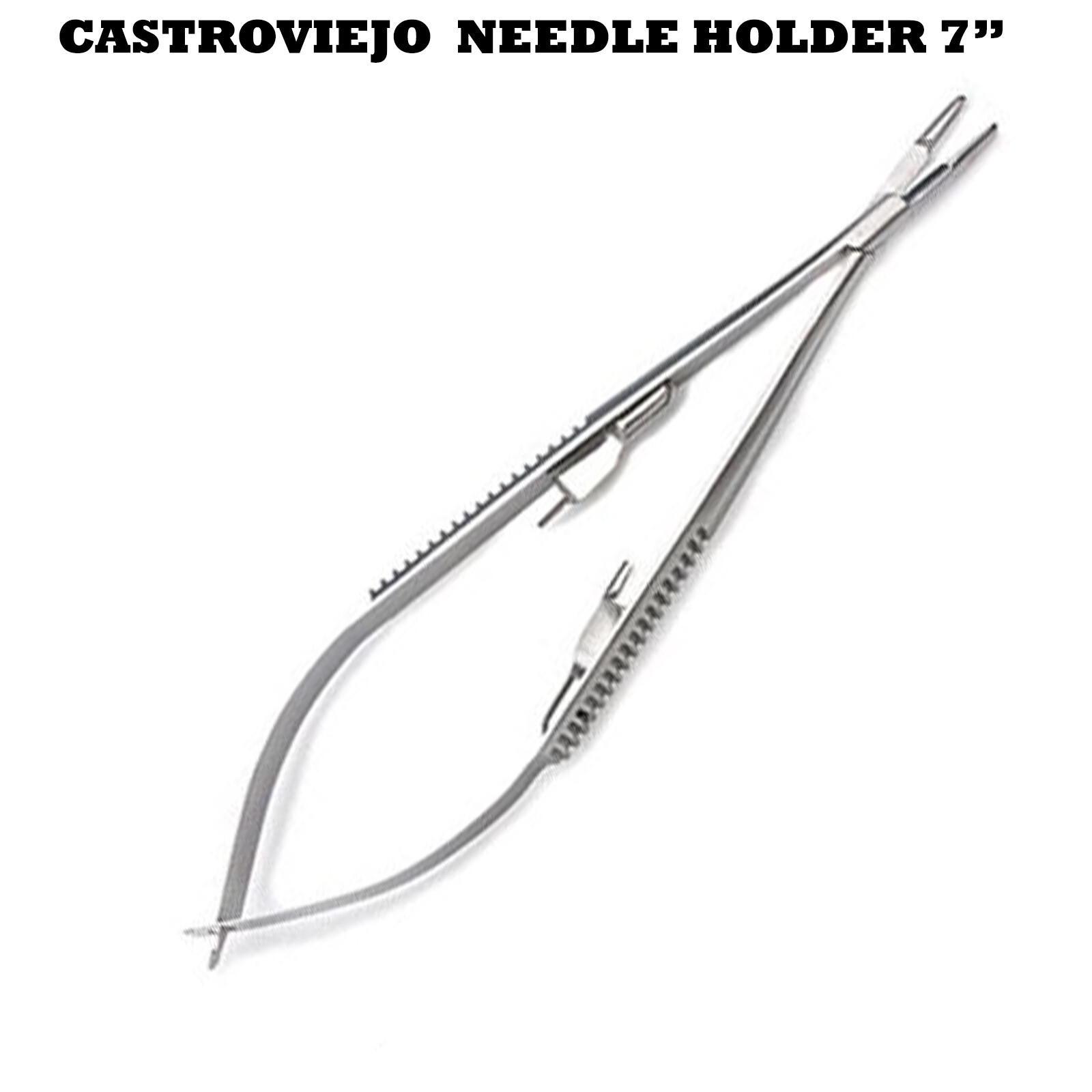 ODM 1 PC CASTROVIEJO OLSEN HEGAR NEEDLE HOLDER 7″ SURGICAL INSTRUMENTS