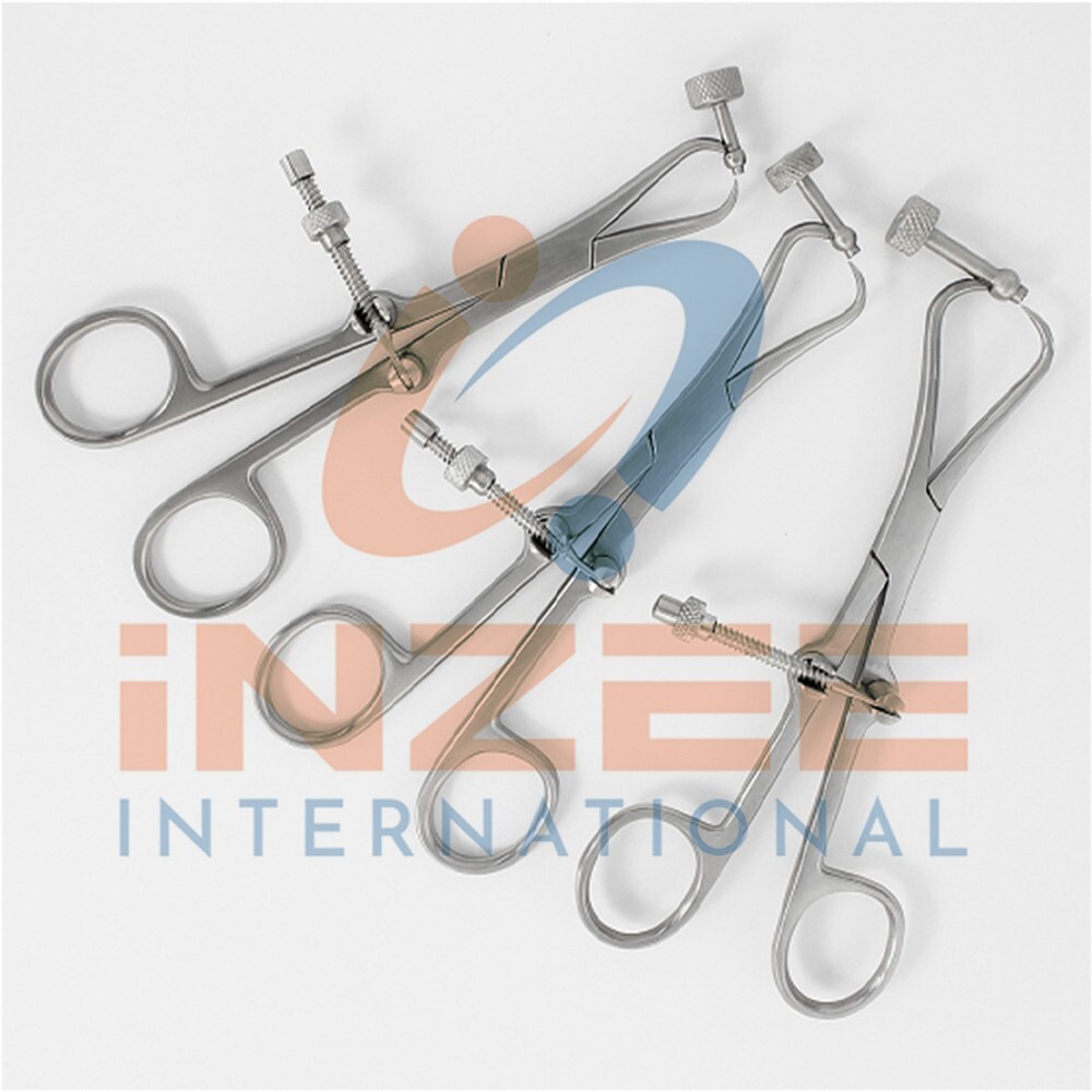 Plate Holding & Drill Guide Forceps (Set of 3) Veterinary Orthopedic Instruments