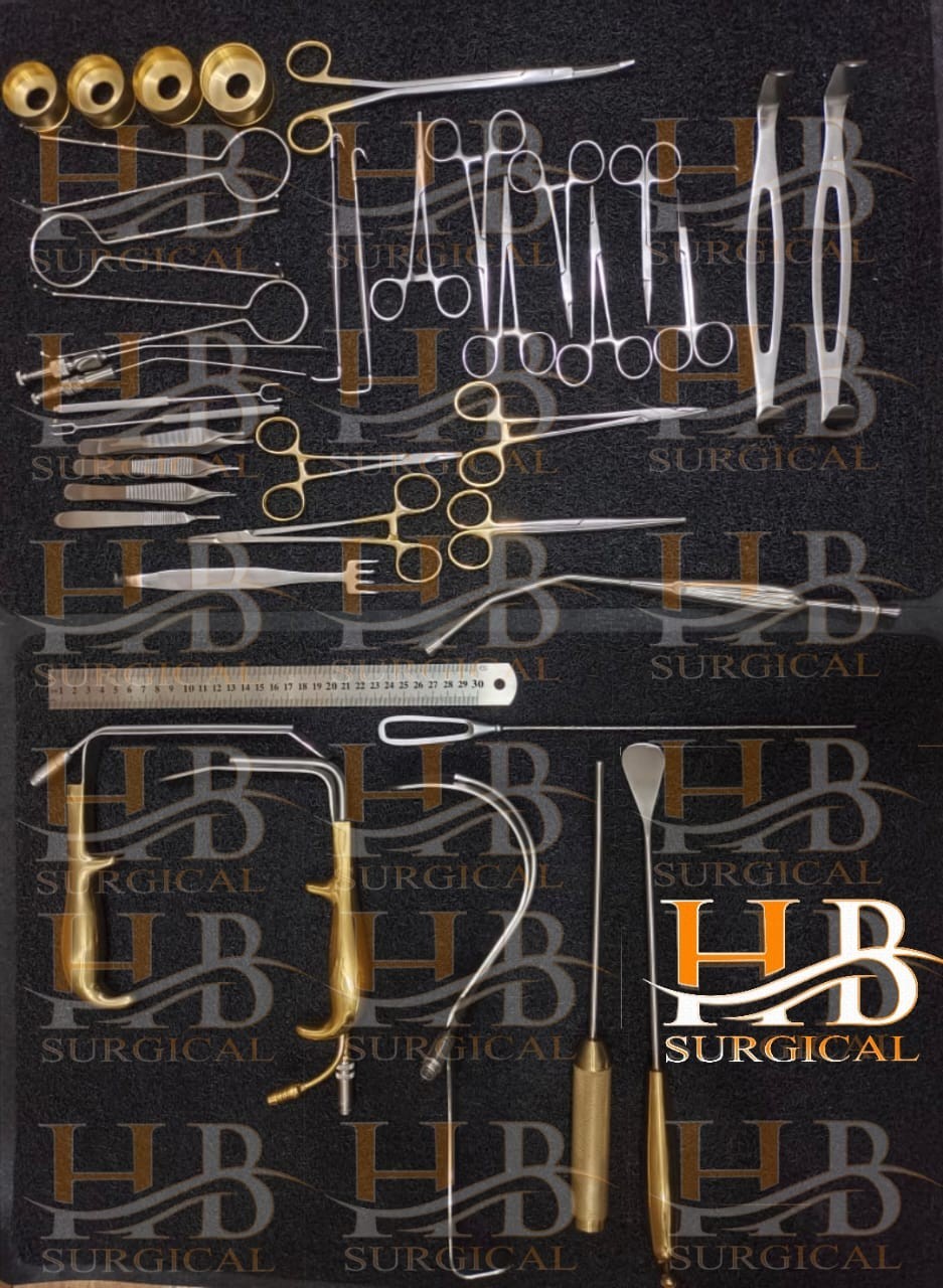 Breast Augmentation Set Plastic Surgery Surgical Instruments Set Of 38 Pcs