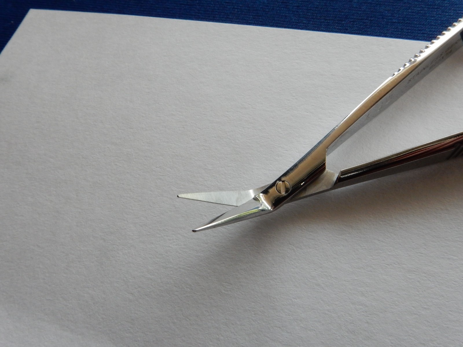 V. Mueller OP5500 McClure Angled Ophthalmic Iris Scissors