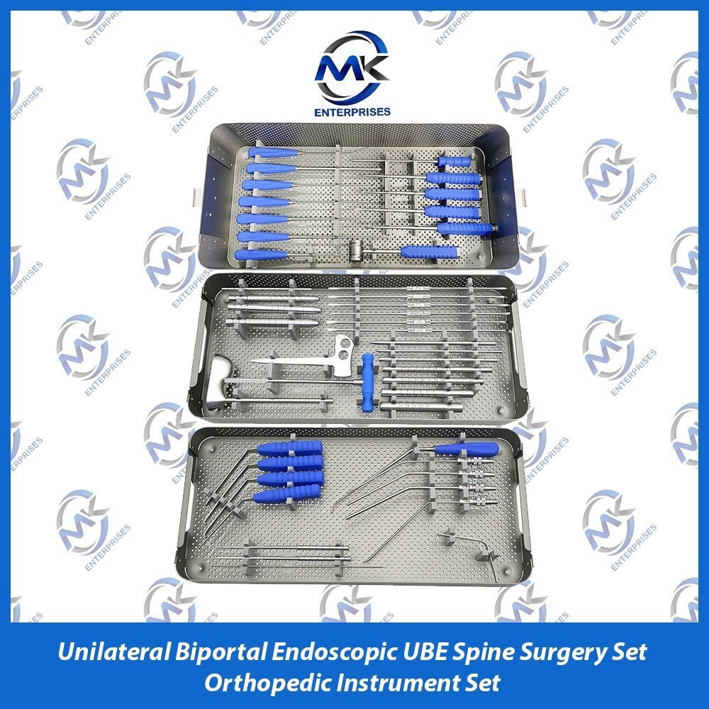 Unilateral Biportal Endoscopic UBE Spine Surgery Set Orthopedic Instrument Set
