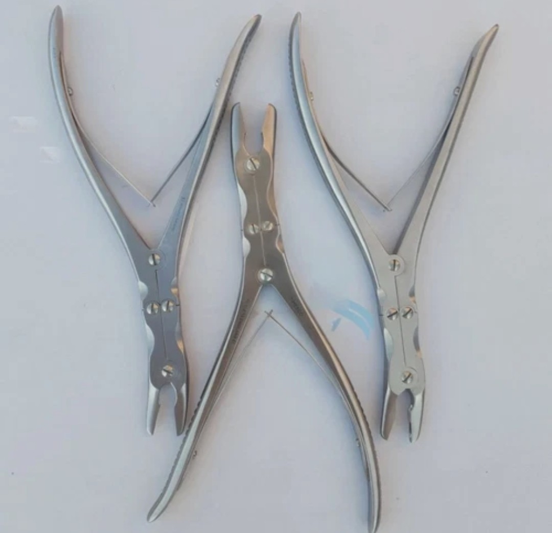 Leksell-Stille Bone Rongeur Set Of 3 Pieces Surgical Instruments
