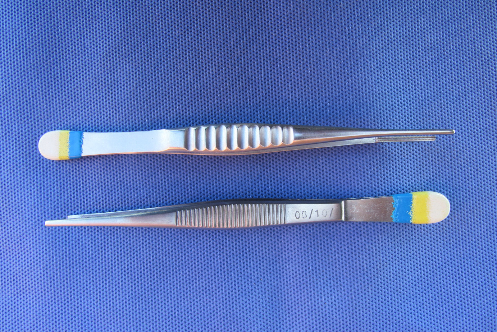 Lot of (6) Pilling 18-1133 + Faded Names Tissue Forcep Tweezers Mostly Germany