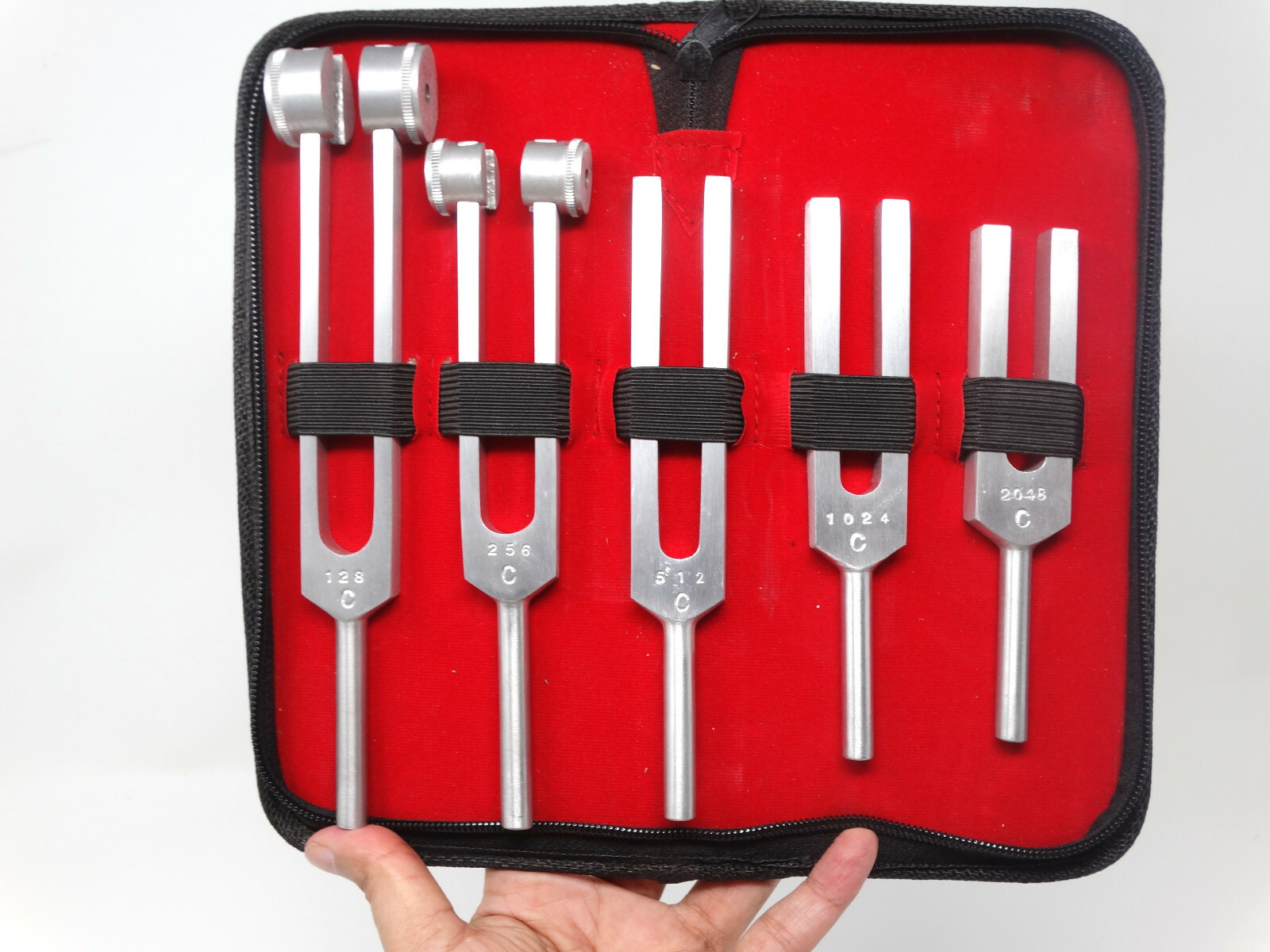 5 Tuning Forks C 128 256 512 1024 2048 hz Surgical Instruments Diagnostic Tools