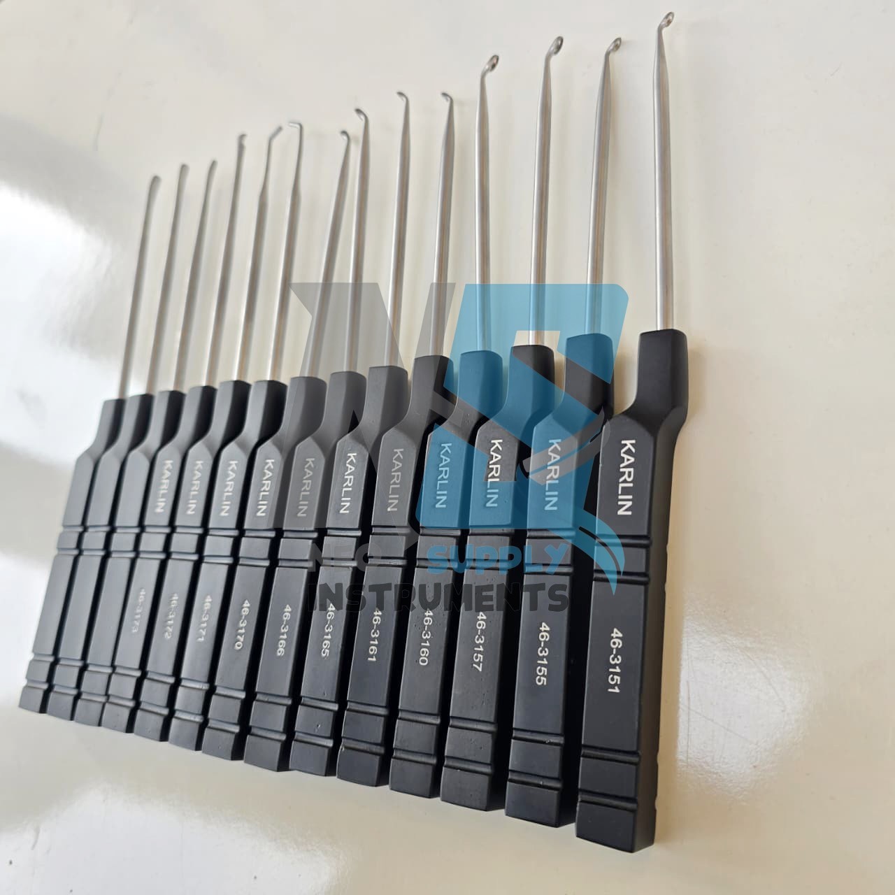 Lot Of 14 Codman Microdiscectomy Karlin Cervical Curettes Set Premium Quality