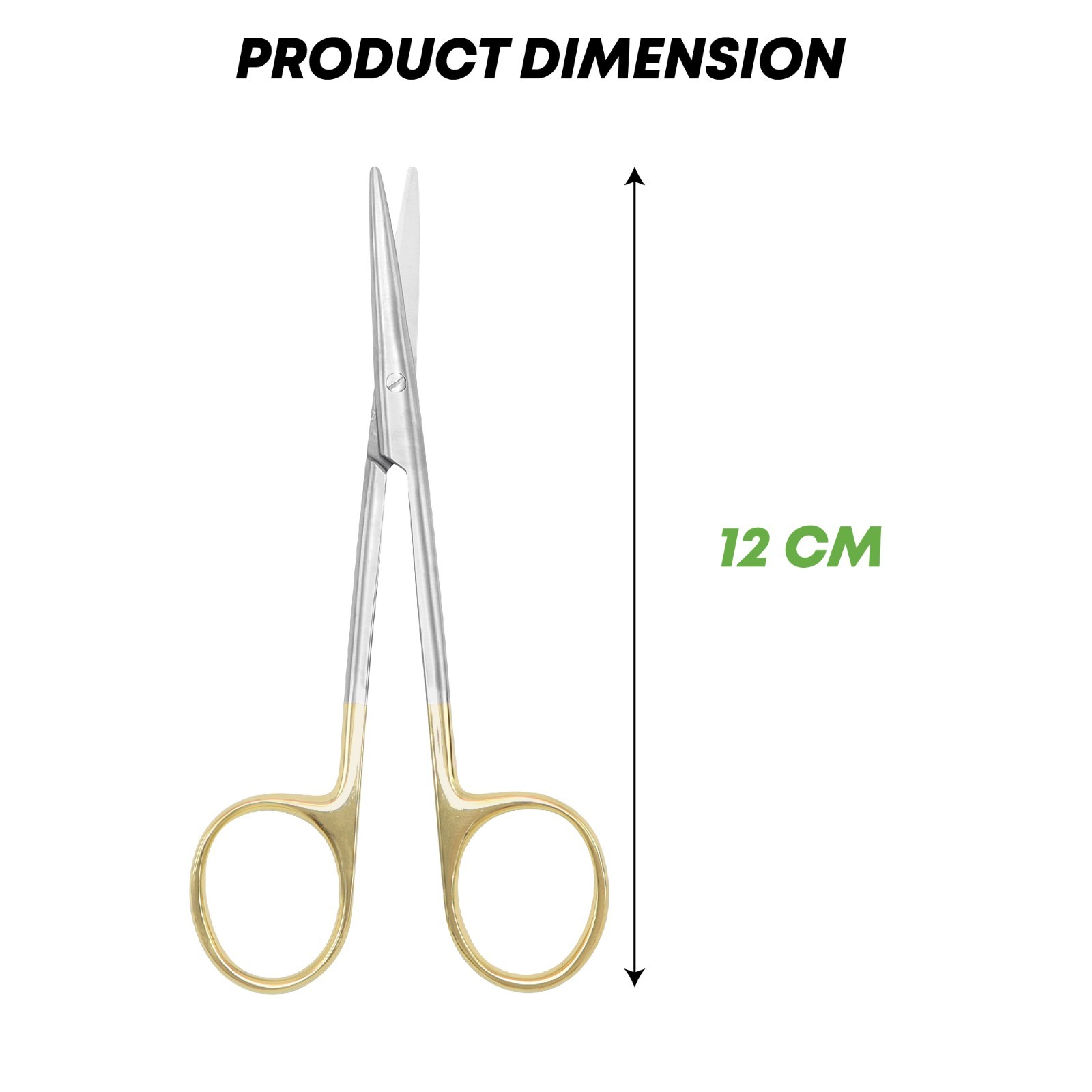 Metzenbaum Surgical Operating Scissor TC Straight 12 cm Surgical Instrument