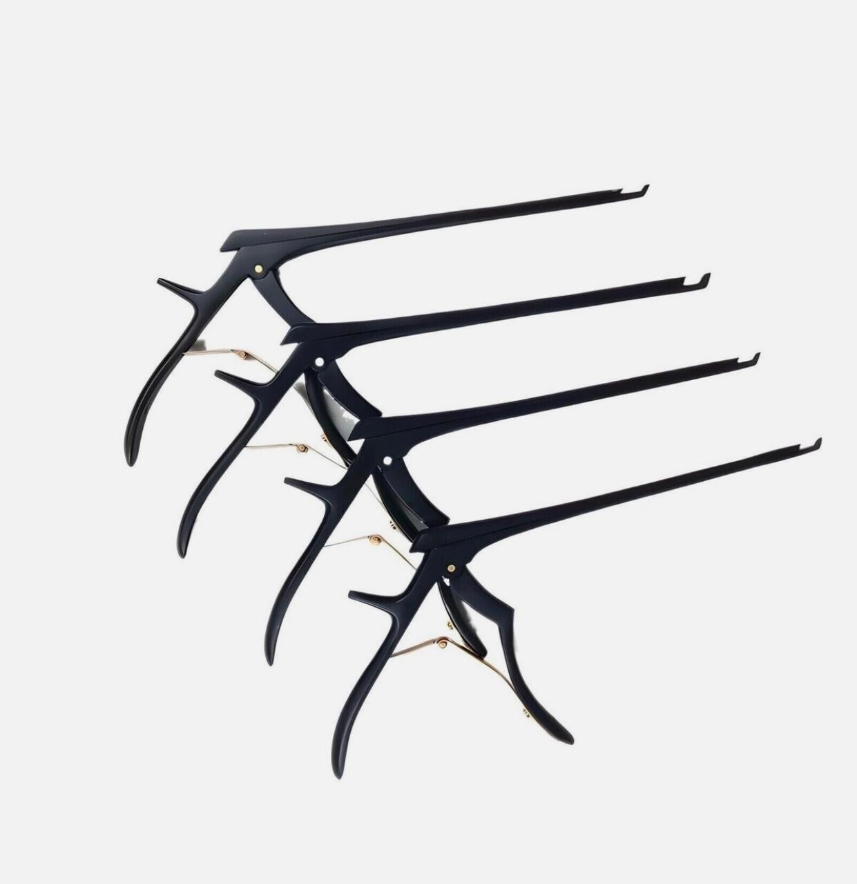 Aesculap Kerrison Bone Punches Detachable Noir Coated 4 Pcs Set 1mm,2mm,3mm,4mm)