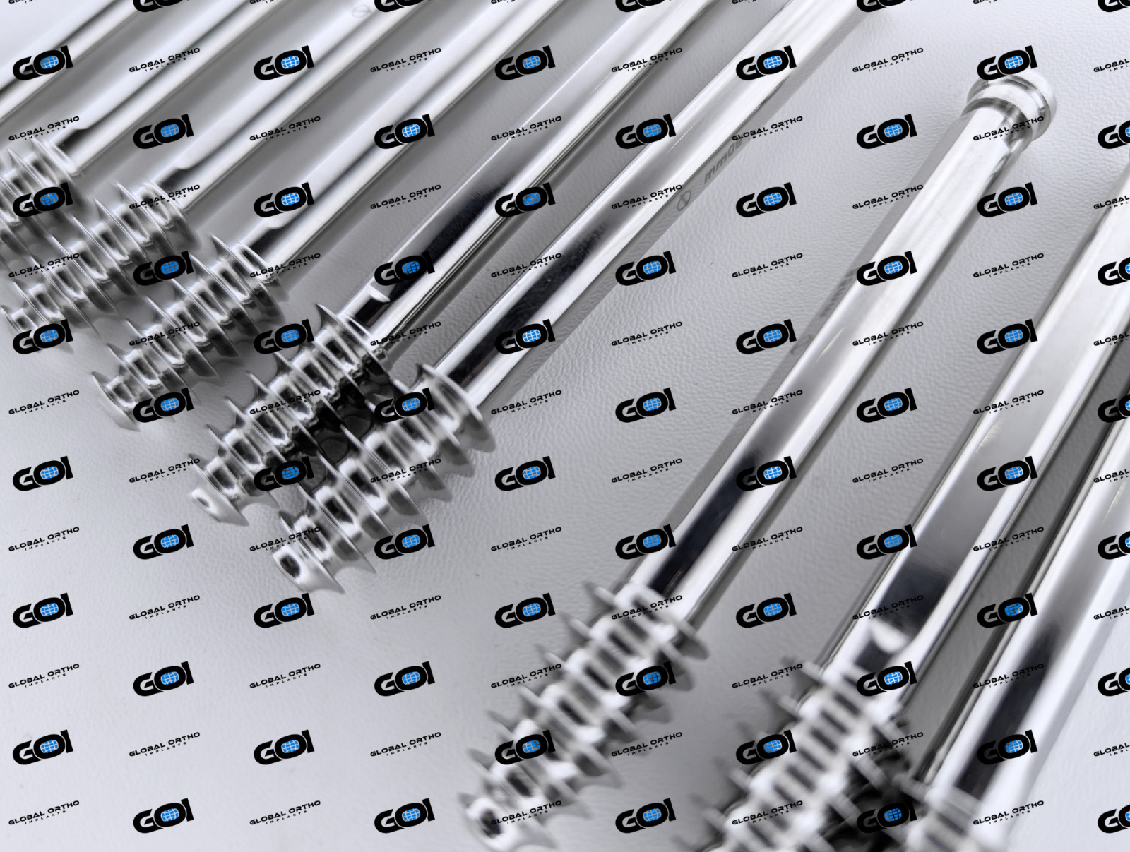 12.5mm DHS Compression Lag Screws Dia Hex 75-95mm Length 10 Pcs SS 316-L