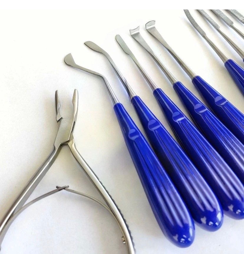 Rhinoplasty Preservation Instruments Set of 13 pcs Plastic Surgery