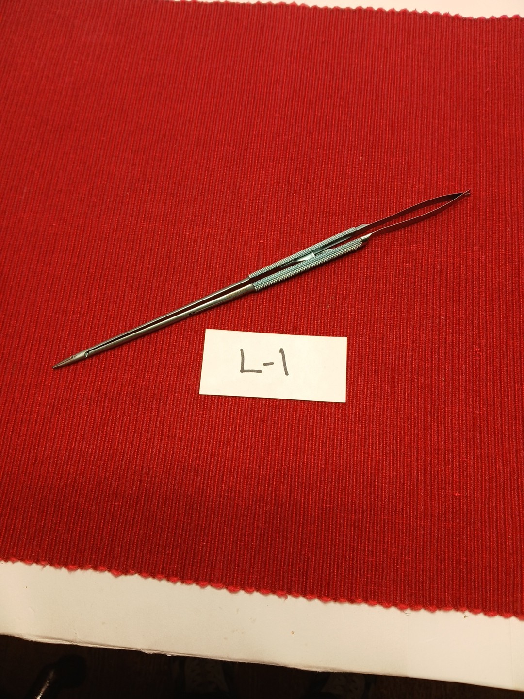SSI Ultra 55-2543T Titanium Jacobson Needle Holder Straight w/ Lock 10″ Length