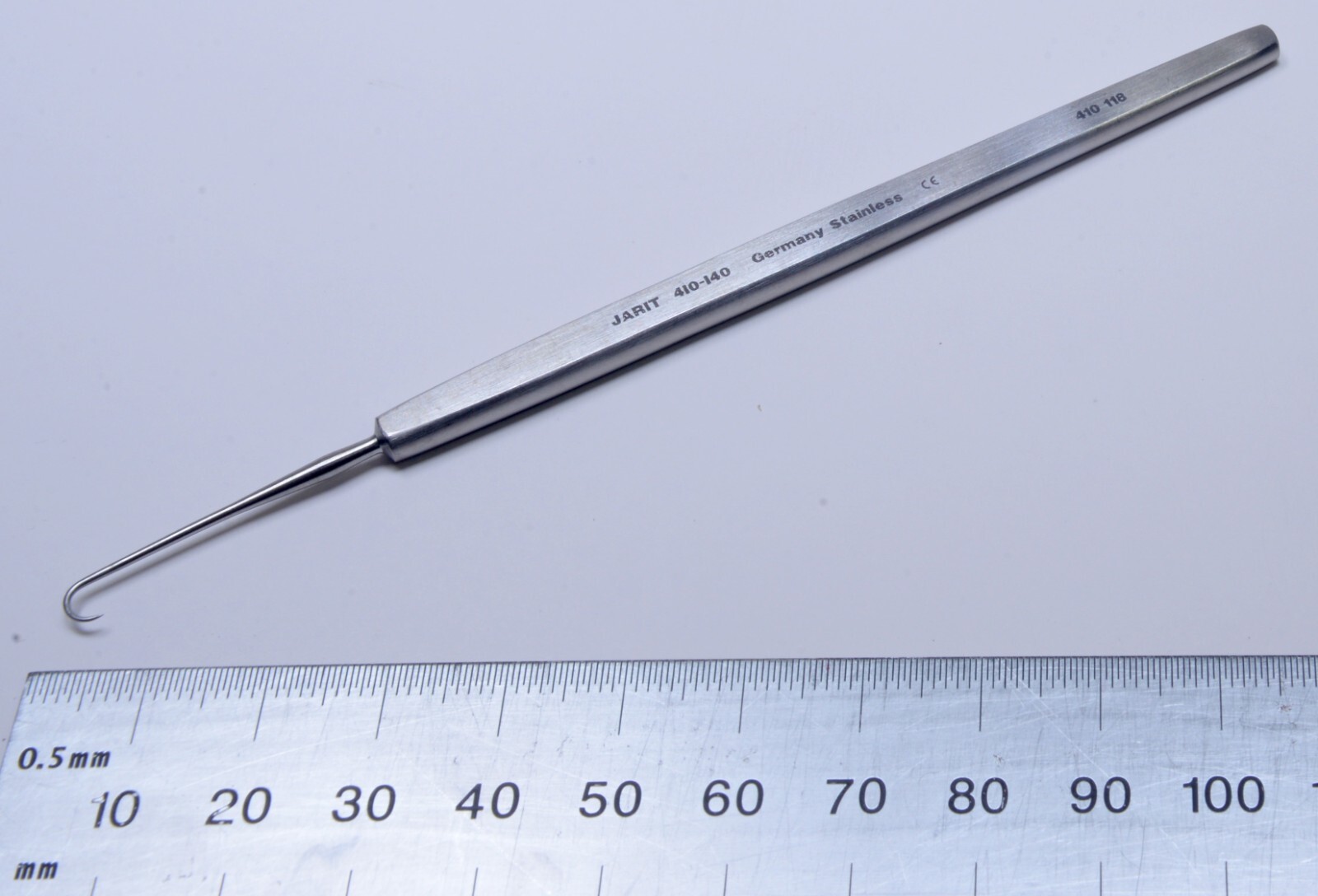 Integra Jarit #410-140 Wiener Skin Hook 4¾” Stainless Steel Surgical