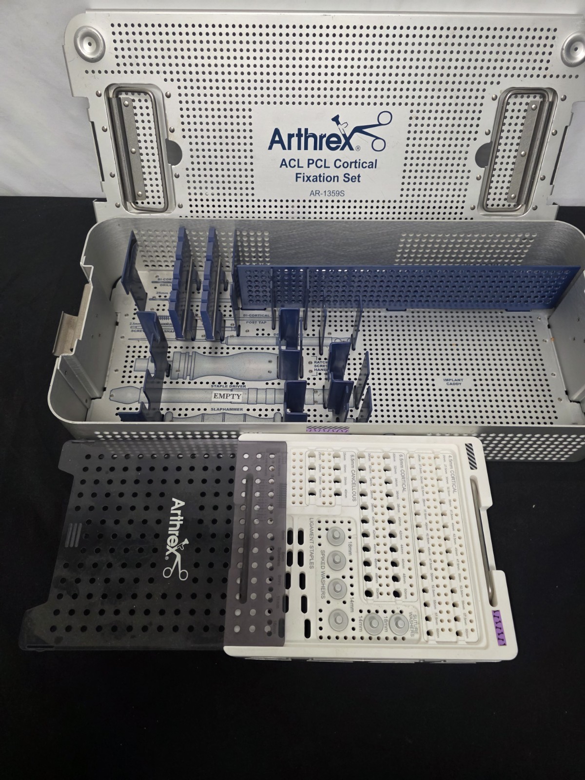 Arthrex AR-1359S ACL PCL Cortical Fixation Empty Case (Great)