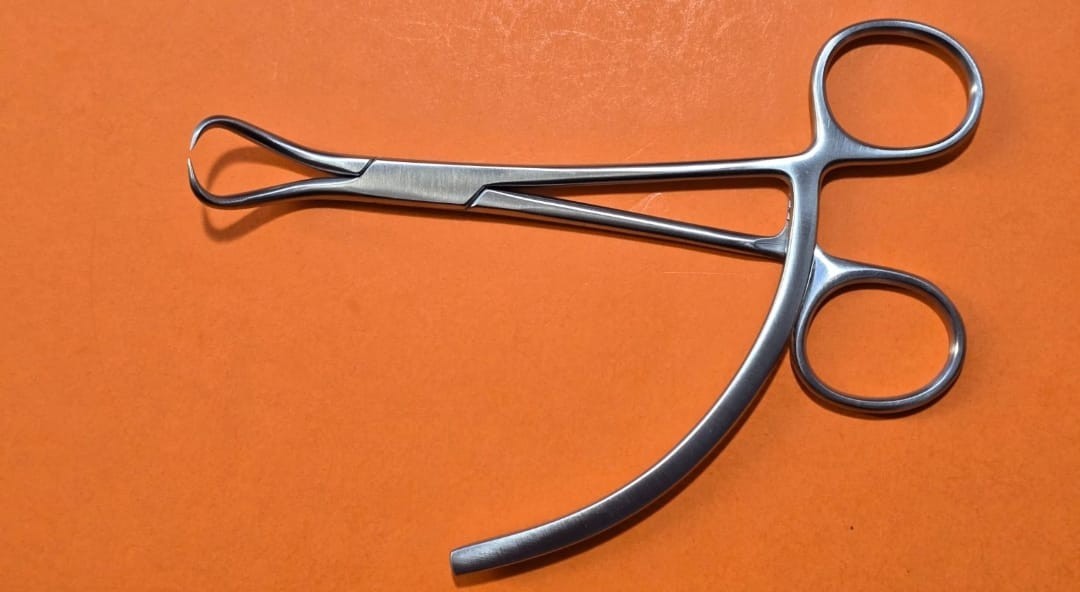 Zimmer Orthopedic Bone Reduction Forceps with Points, 5″