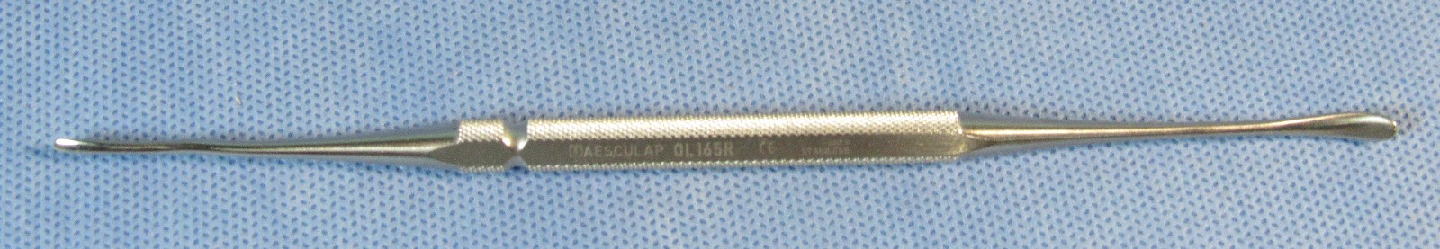 Aesculap OL165R Freer Elevator 7-1/4″ (185 mm) Sharp/Blunt Curved Double Ended