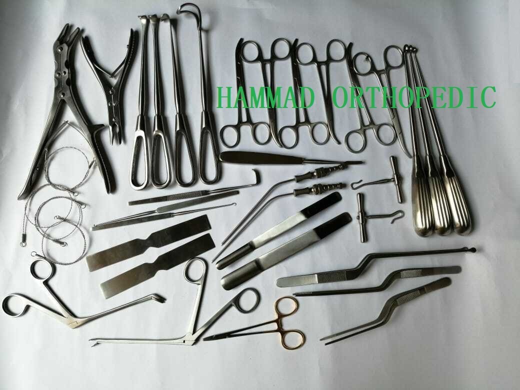 Basic Craniotomy Set 40 Pcs Neurosurgery Spine Orthopedic Instruments SS
