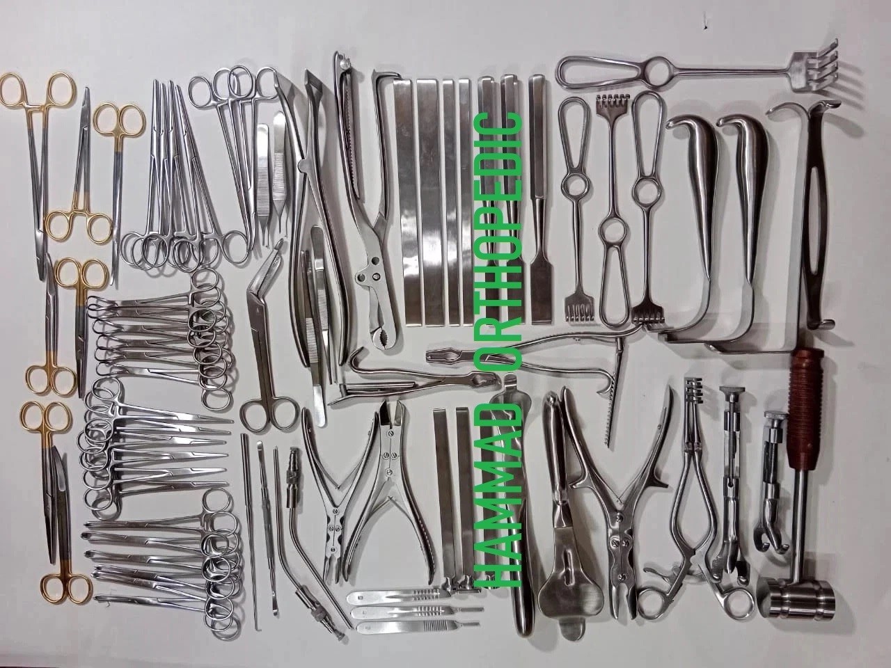 Orthopedic Basic Major 74 Pcs Set Surgical Instruments Kit Premium Steel