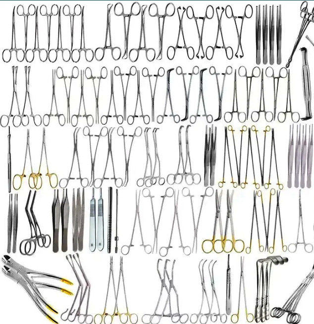 Major Cardiovascular Thoracotomy Vascular 106 pcs Set Open Heart Instruments
