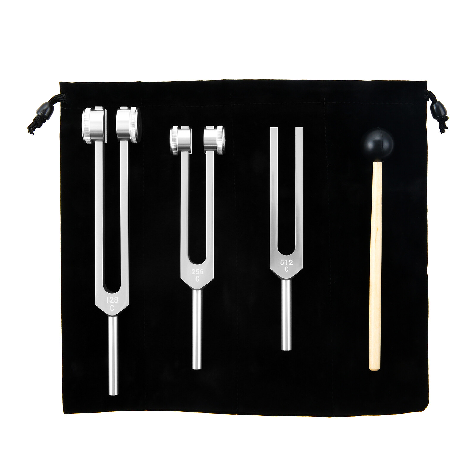 128Hz 256Hz 512Hz Tuning Forks Set for Sound Healing Medical DNA Repair Therapy