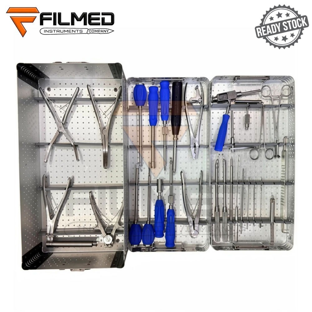 31 PCs Spinal Pedicle Screw System Orthopedic Instruments Spine Surgery Set