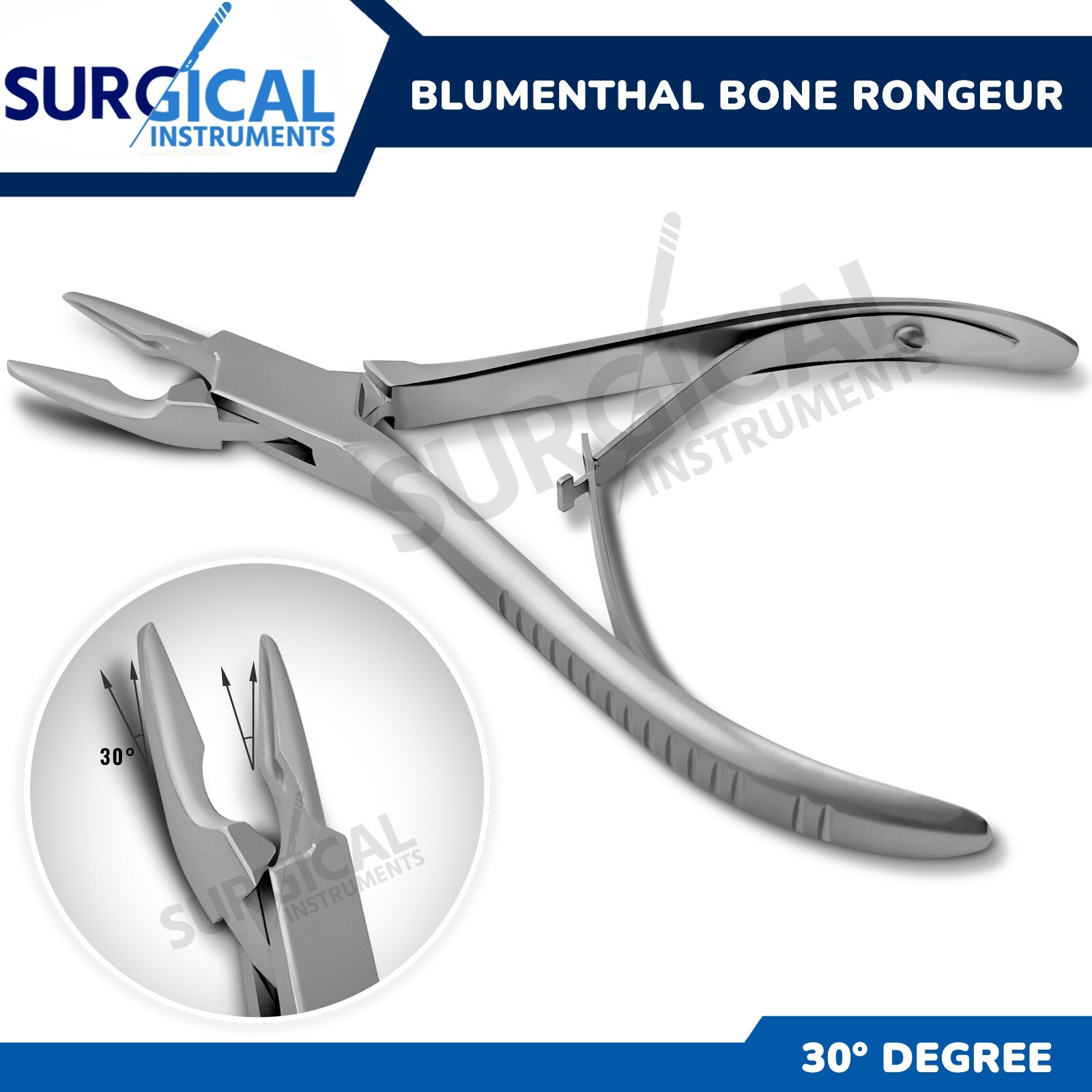 Blumenthal Bone Rongeur 30 Degree 5.5″ Surgical Dental Instruments German Grade