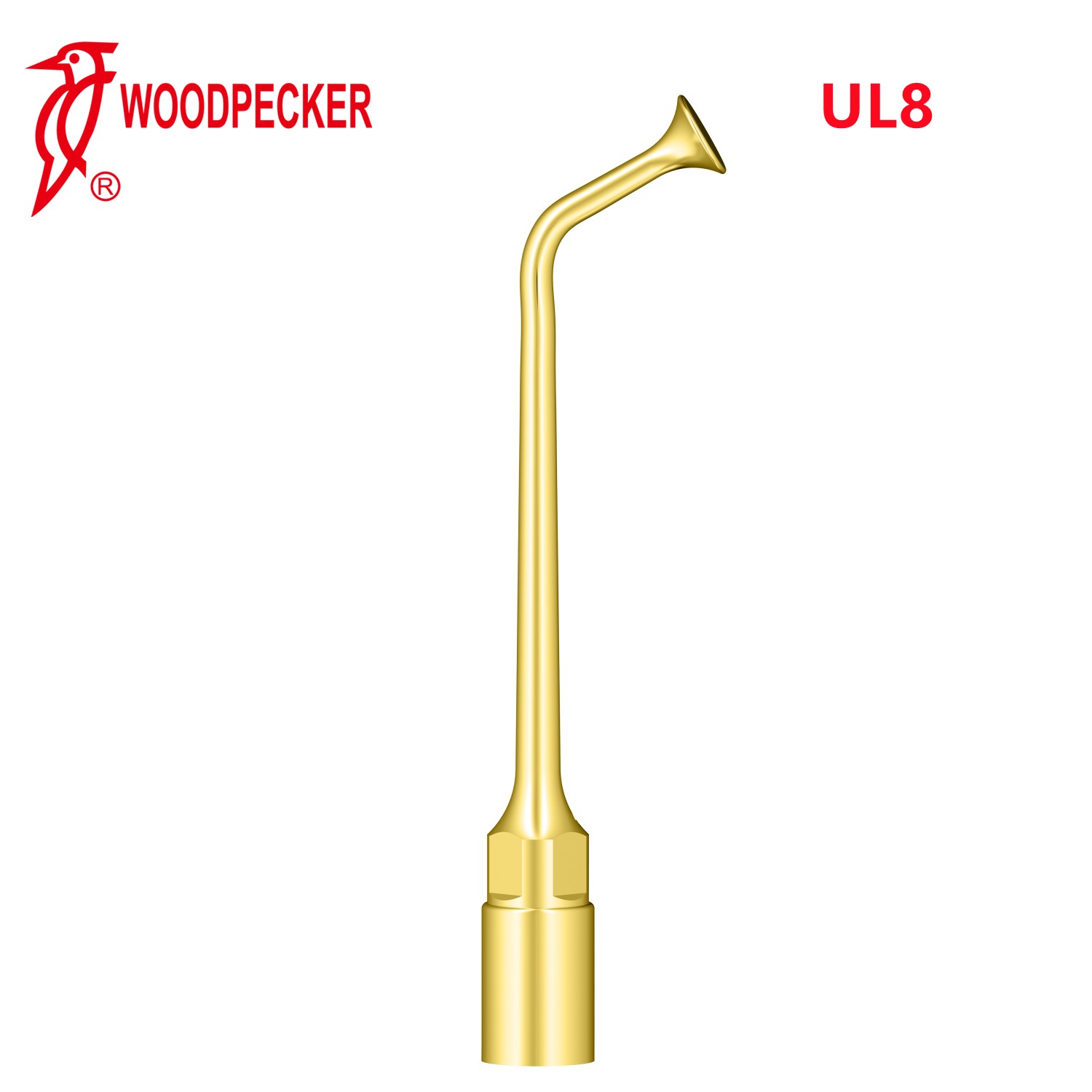 Woodpecker 1pc Dental Perio Bone Surgery Tips UL8 for US-II LED AI-SURGERY