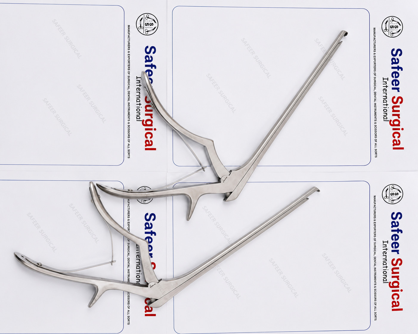 Kerrison Laminectomy Punch Bone Ejector 40°Upward Jaw 18/20/23cm 1-6mm Stainless