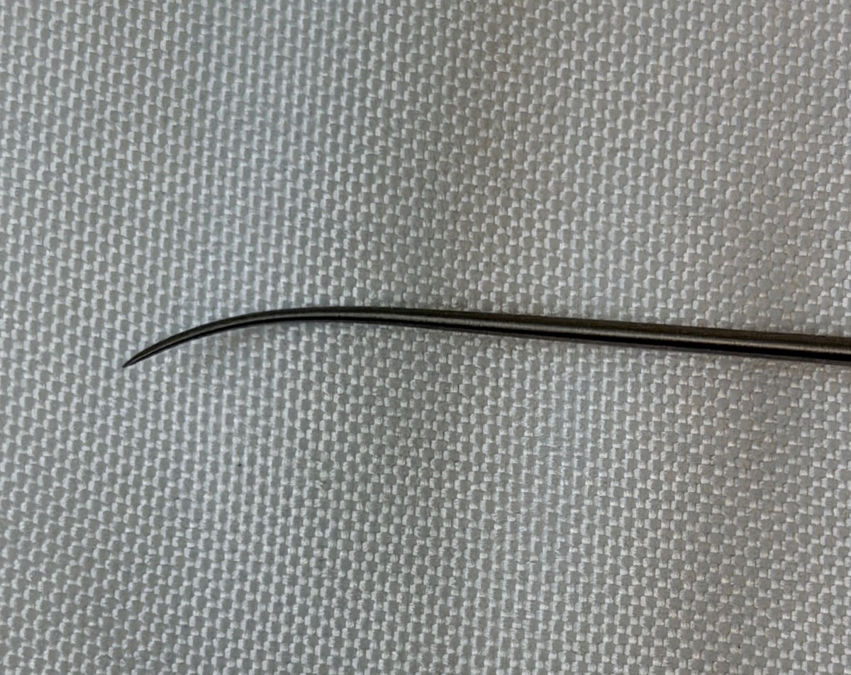 Orlis XOMED 3722117 6.0mm 160mm Curved Rosen Pick ENT Otology