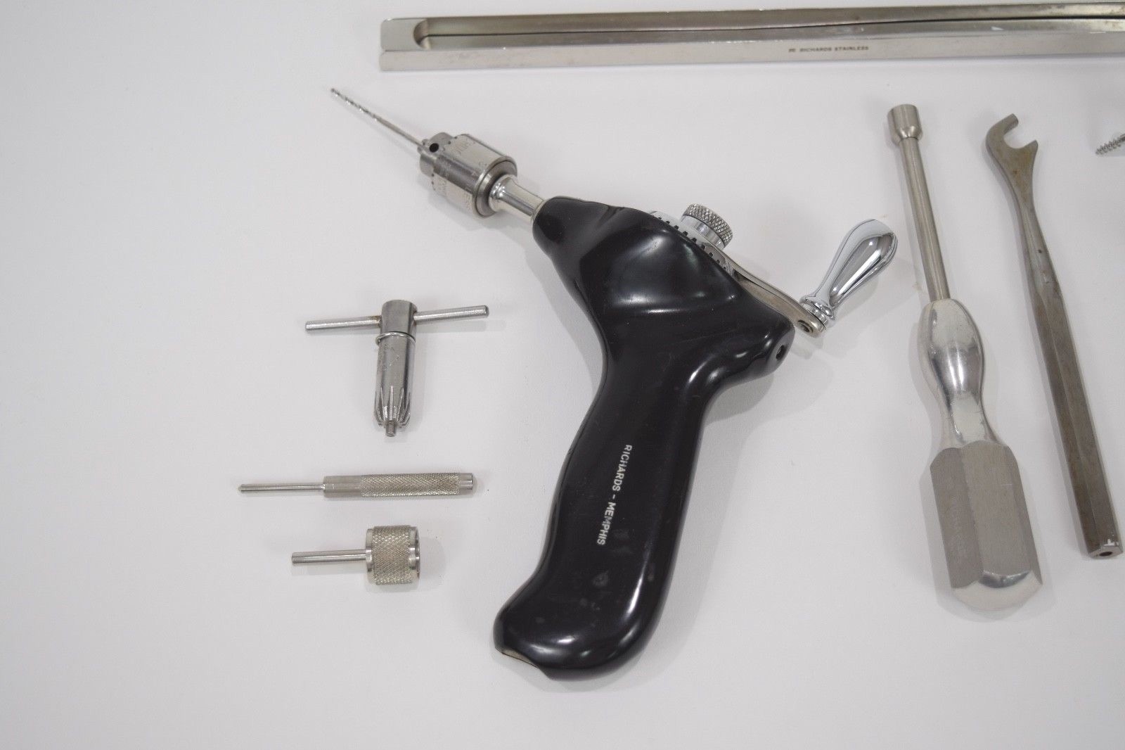 Orthopedic Surgical Hand Drill Set RICHARDS with 5/32 Jacobs Chuck GREAT BUY!