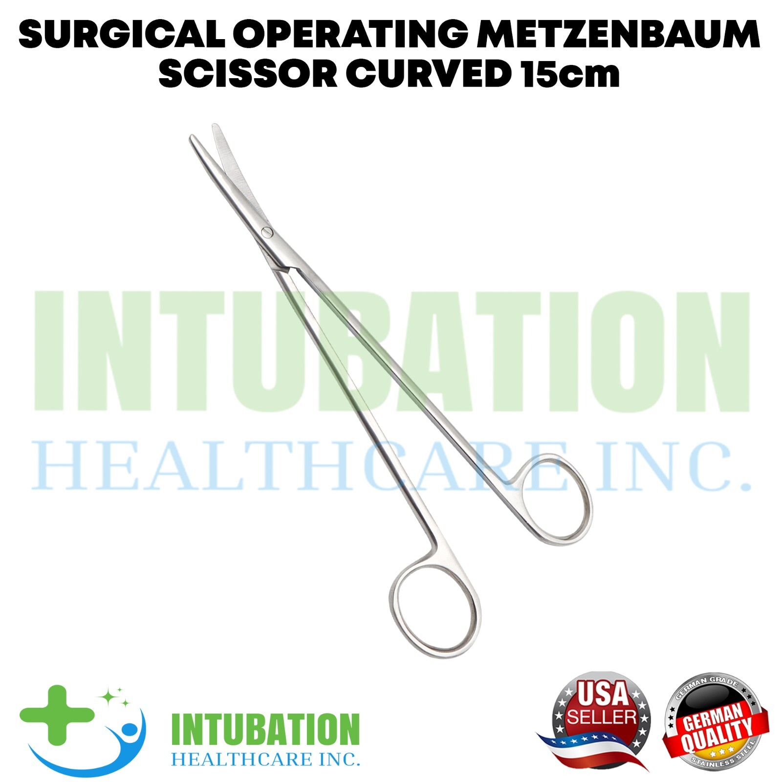 Surgical Metzenbaum Scissors Curved 15cm Precision Cutting Operation Tool