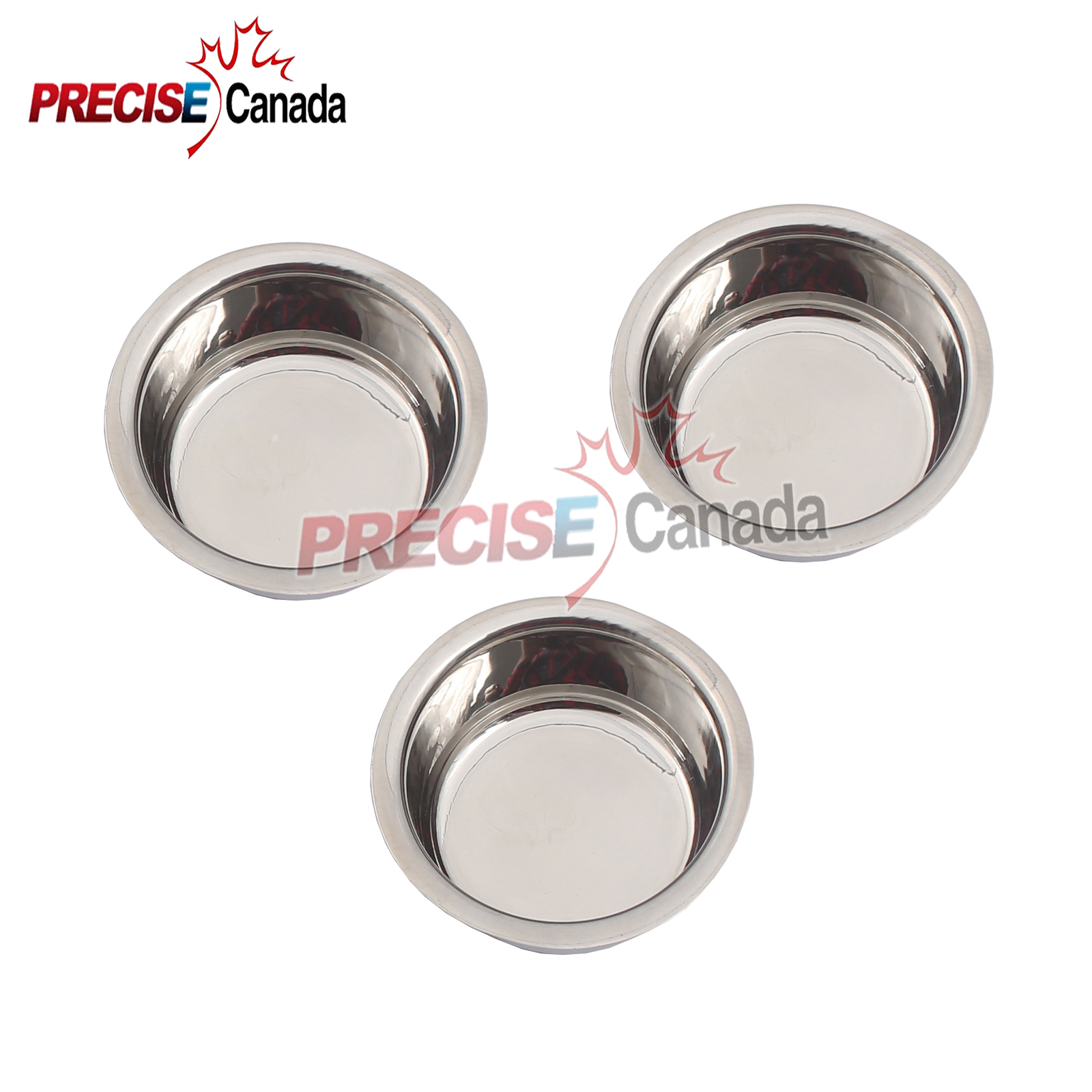 3 STAINLESS STEEL SURGICAL BOWL 4.5” WIDE 2” DEEP
