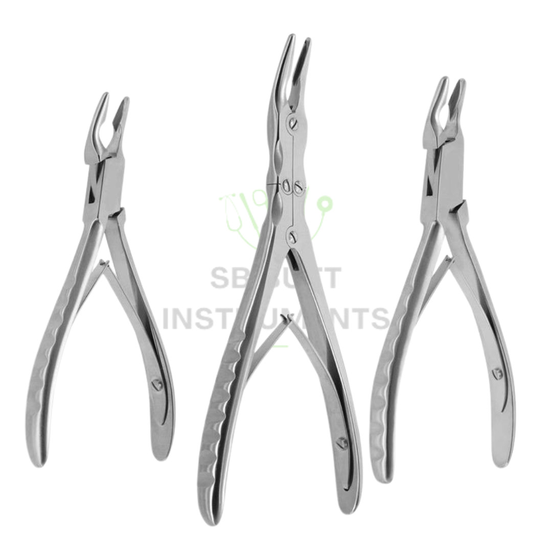 Leksell-Stille Bone Rongeur Set Of 3 Pieces Surgical Instruments