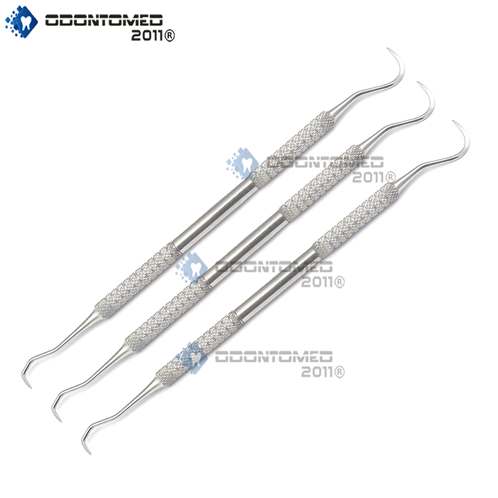3 Pcs Dental Sickle Scaler, Anterior Towner Jaquette – U15/33