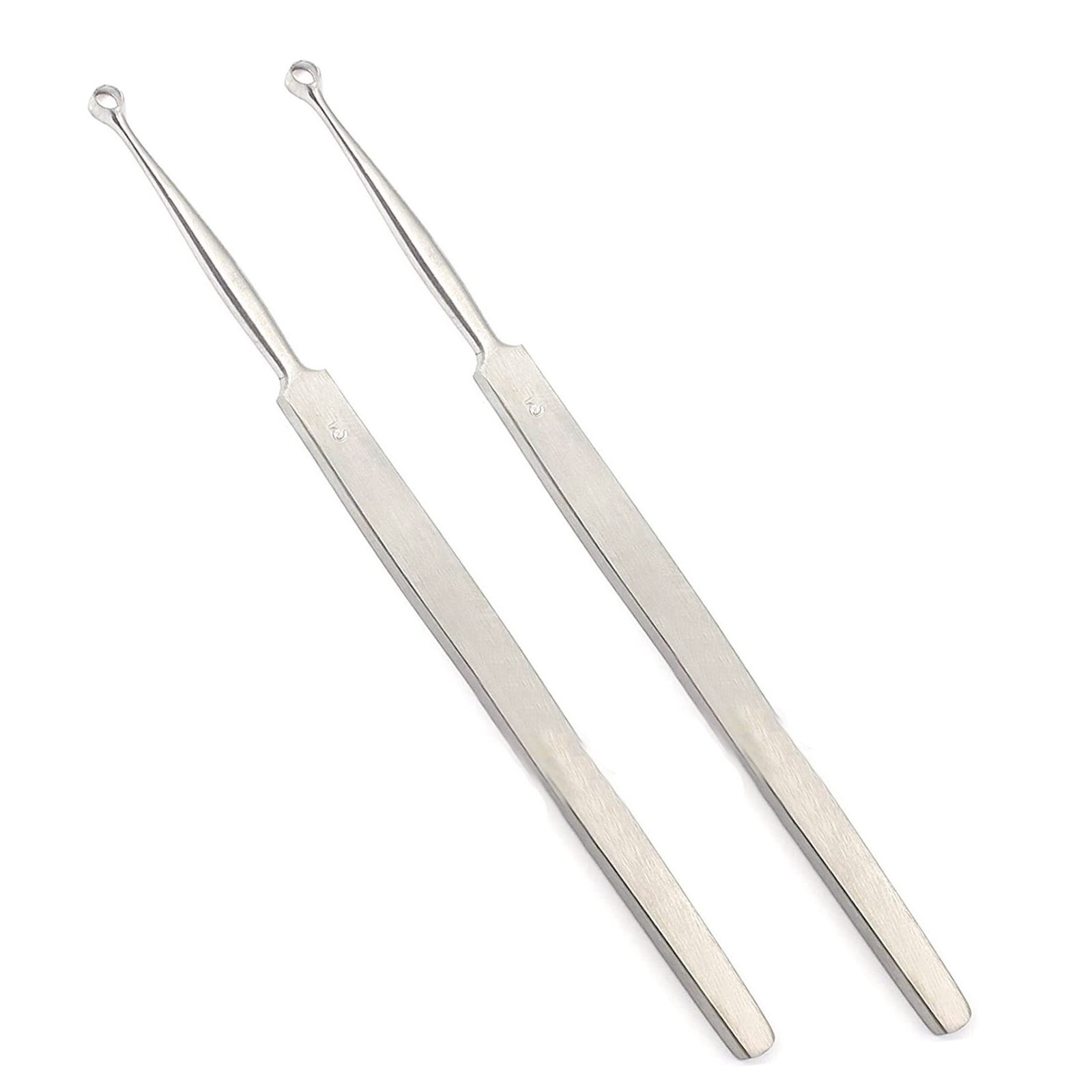 Fox Dermal Curette 3mm Surgical Dermatology Instruments (2 Pcs)