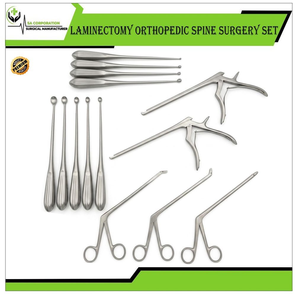 Laminectomy Instruments Set of 14 Pcs Orthopedic, Spine Surgery Instruments Set