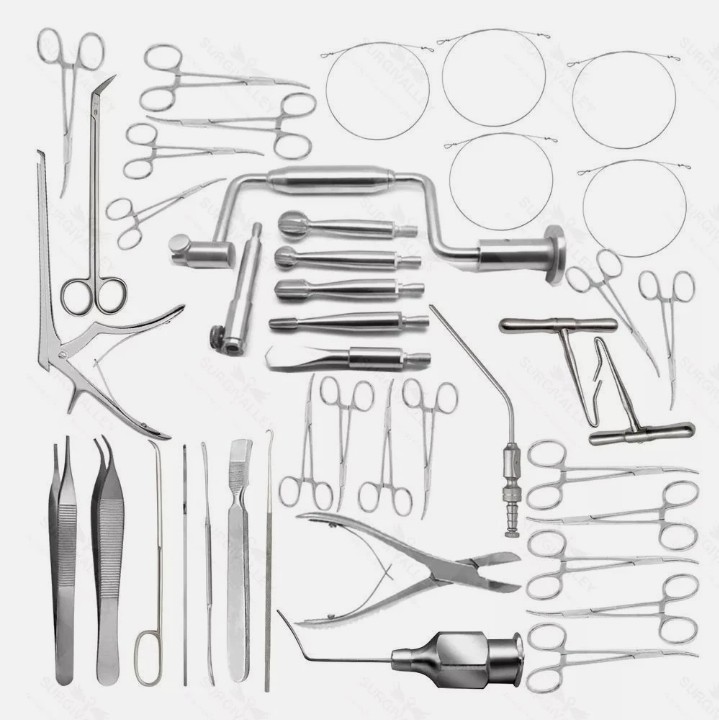 Set 40 Pcs Basic Craniotomy Surgical Instruments Good Quality