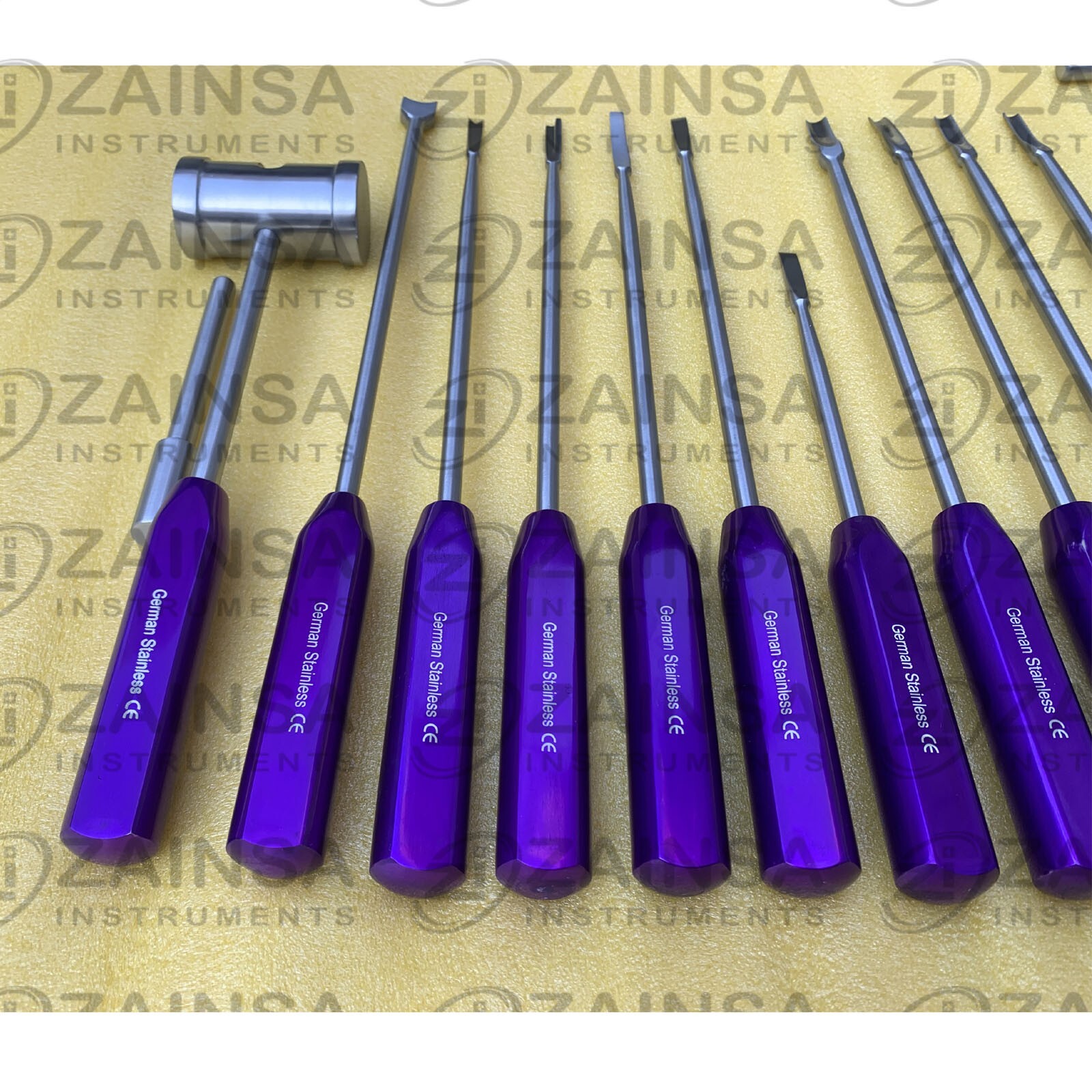 Cement Removal Instruments, Orthopedic Set For Knee, Hip, and Shoulder Surgery