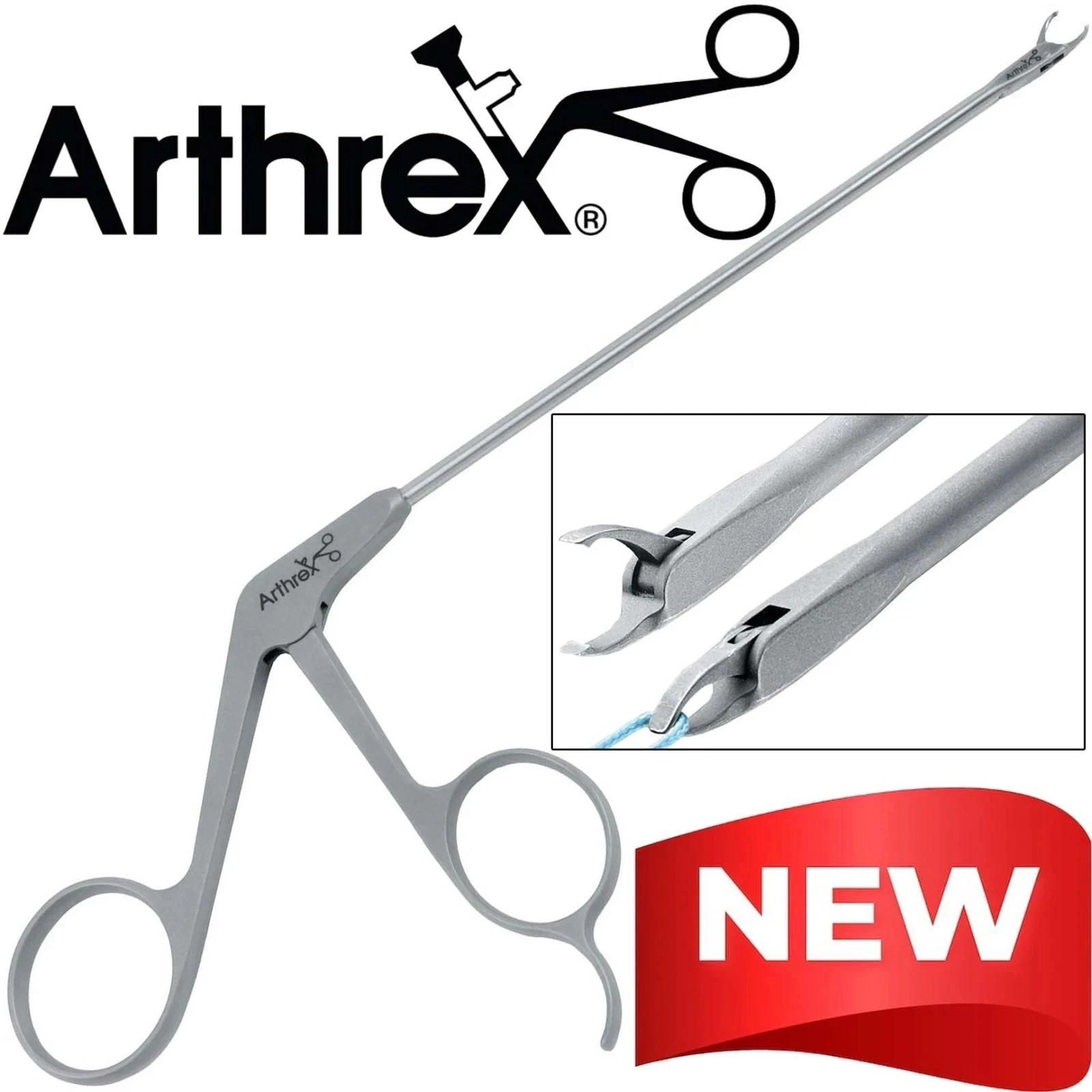 Arthrex AR-12540 Suture Retriever, 3.4mm, Straight Shaft German Quality